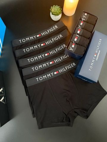 Чоловічі труси Tommy Hilfiger (Томмі Хілфігер) Набір з 5 штук | Набір Чоловічої нижньої білизни - (бавовняні)