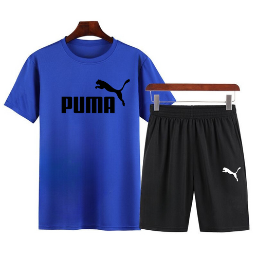 Чоловічий літній комплект Шорти і Футболка Puma (Пума)