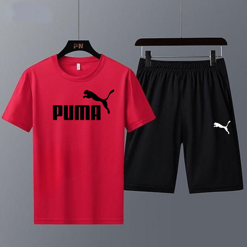 Чоловічий літній комплект Шорти і Футболка Puma (Пума)