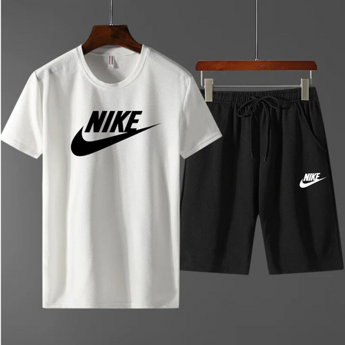 Чоловічий літній комплект Шорти і Футболка Nike (Найк)