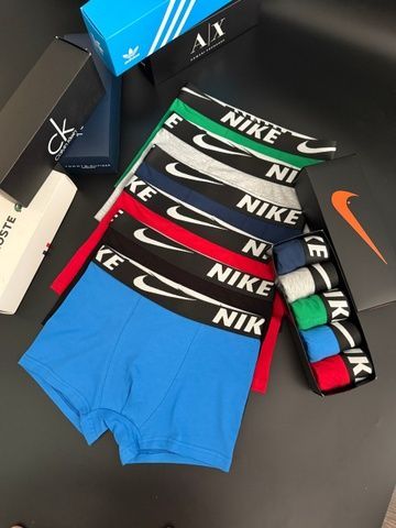 Чоловічі труси Nike (Найк) Набір з 5 штук | Набір Чоловічої нижньої білизни - (бавовняні)
