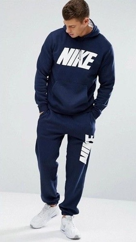 Мужской Спортивный костюм весенний летний осенний Nike (Найк) Кофта и штаны - Синий