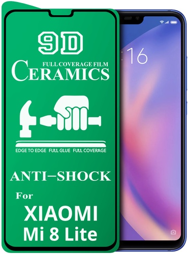 Защитная противоударная плёнка Ceramic для Xiaomi Mi 8 lite