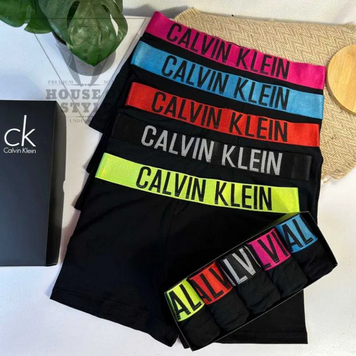 Мужские трусы Calvin Klein (Кельвин Кляйн) Набор из 5 штук | Набор Мужского нижнего белья - (хлопковые)