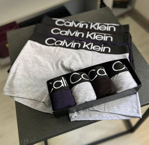 Чоловічі труси Calvin Klein (Кельвін Кляйн) Набір із 4 штук (бавовняні)