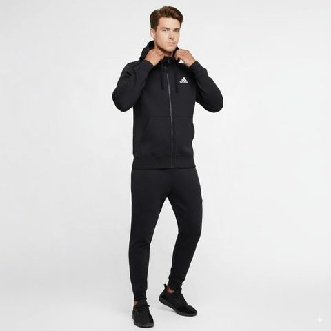 Чоловічий Спортивний костюм (Демісезонний) Adidas (Адідас) Кофта і штани - Чорний