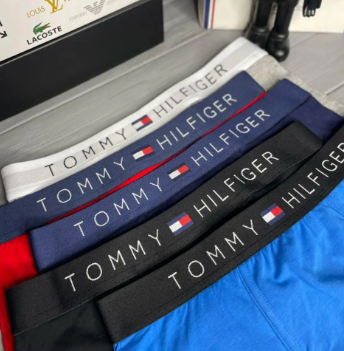 Чоловічі труси Tommy Hilfiger (Томмі Хілфігер) Набір з 5 штук | Набір Чоловічої нижньої білизни - (бавовняні)