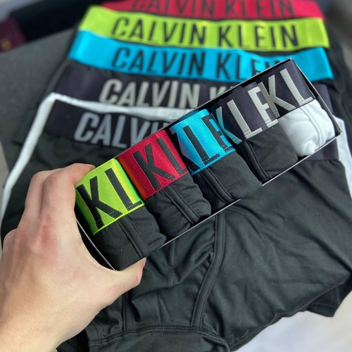 Мужские трусы Calvin Klein (Кельвин Кляйн) Набор из 5 штук | Набор Мужского нижнего белья - (хлопковые)