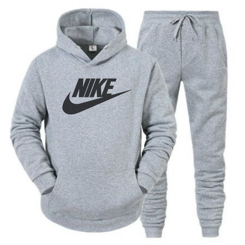 Мужской Спортивный костюм весенний летний осенний Nike (Найк) Кофта и штаны - Серый