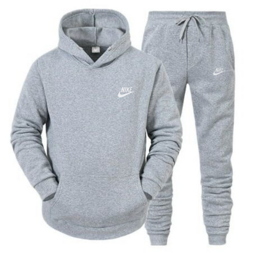 Чоловічий Спортивний костюм весняний літній осінній Nike (Найк) Кофта і штани - Сірий
